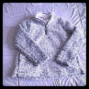 NWOT 1/4 quarter zip fluffy warm pullover